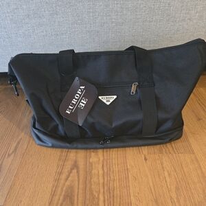 Black Travel Duffel Bag 18"